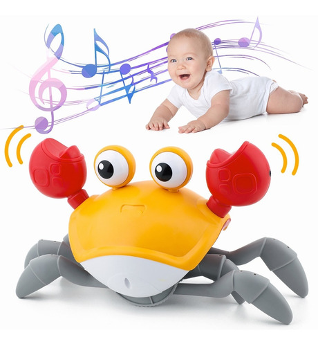 Música Y Luces Move Stimulate Cangrejo Juguetes Para Niños