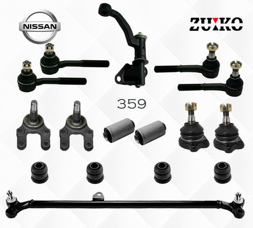 Kit Rotulas Bujes Terminales Y Brazo Pick Up 4x4 87-96 Nissa Foto 2