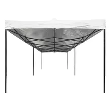 Gazebo 6 X 3 Reforzado E Impermeable Filtro Uv 30 Color Blanco