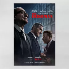 Poster 40x60cm The Irishman - O Irlandes - Filmes De Máfia