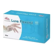 Super Luvas Flexvinil Luvix - 100 Unidades - G