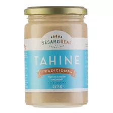 Tahine Tradicional Sésamo Real Vidro 320g Pasta De Gergelim