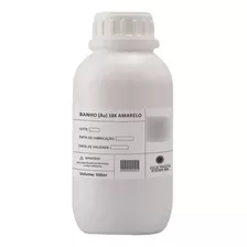 Banho De Ouro 18k 500ml + Desengraxante + Ativador