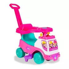 Totoka Plus Menina Carrinho Infantil Bebe C/ Empurrador Rosa