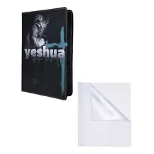 Bíblia Letra Gigante Capa Protetor Com Índice Leão Yeshua