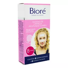 Biore Bandas De Limpieza Profunda Combo Nasales Facial 8u 3c