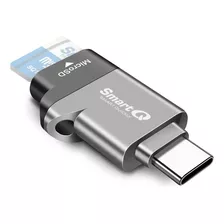 Lector De Memorias Smartq Usb Tipo C Gris Medianoche