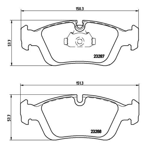 Balatas Delanteras / Bmw 325ci Base 2001 A 2006 Semimetlica Foto 2