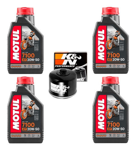 Aceite Motul 7100 Filtro K\u0026n S1000r R1 1000rr Zx6r Zx10 Gsxr Foto 8