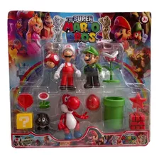 Super Mario Bros Kit 12 Peças