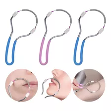 Set 3 Removedor Manual Vello Facial Depilacion Rapida Metal