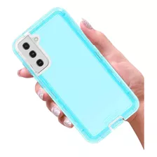 Funda Case De Uso Rudo Para Samsung Transparente Antigolpes