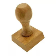 Sello En Madera 7cmx7cm Para Empresas Personalizado