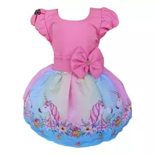 Vestido Temático Infantil Festa Fantasia - Vários Temas