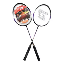 Kit Badminton Com 2 Raquetes Dhs 1010 + 1 Capa