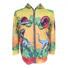 Chamarra Sudadera Ligera Niño Jurassic Park World Dinosaurio