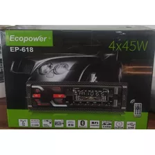 Auto Rádio Ecopower Ep-618 Bluetooth 2 Entradas Usb