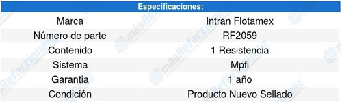 Resistencia E-150 Econoline Club Wagon 5.8l V8 92/96 Intran Foto 3