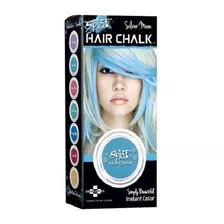 Hair Chalk Importado Apto Niños Pintar Pelo Celeste