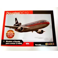 Avion Douglas Dc10 Esc:1/450 Colección Devoto Hobbies