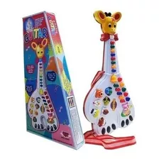 Guitarra Musical Infantil Girafa 26 Teclas Som Música