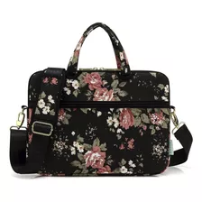 Kayond Black C Rose Patten Resistente Al Agua Bolso Bandoler