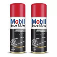 2 Lubrificanti Graxa Ispray Corrente Mobil Super Moto 200 Mi