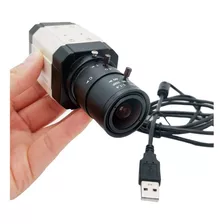 Câmera Hd Usb 5-50mm Lente De Zoom Varifocal 720p 4mp Webcam