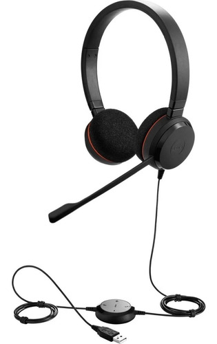 Auriculares Headset Jabra Evolve 20 Duo Ms Stèreo