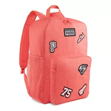 Mochila Puma Patch Backpack Color Rosa Diseño De La Tela Liso