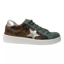 Zapatillas Sneakers Mujer Urbana Cuero Vacuno Moda - Modena