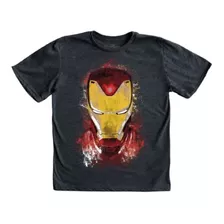 Playera Mascara De Latex Golden Avenger Mlmv Niño