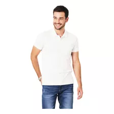 Camiseta Polo Masculina Malwee Branca Com Bolso