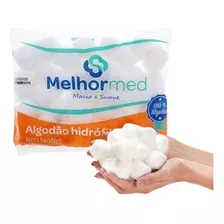 Algodão Em Bolas 100gr Kit 10 Pacotes Melhormed Dengo