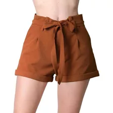 Short Casual Recto Mujer Café Stfashion 79304603