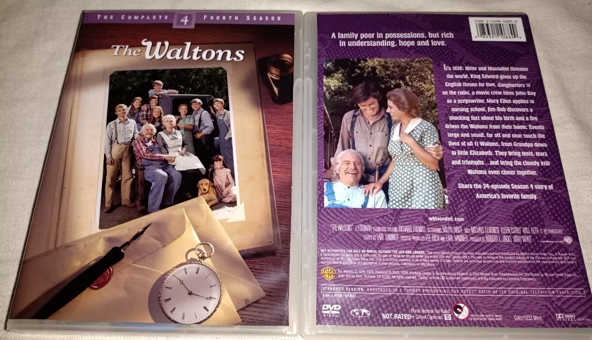 Dvd Box Waltons - Temporada 4 Digital (5 Dvds Legendados )