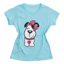 Camiseta Baby Look Infatil/juvenil Feminina Várias Estampas 