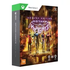 Jogo Gotham Knights Deluxe Edition Xbox Series X Físico Novo