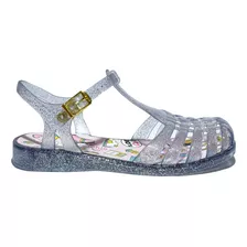 Sandália Infantil Menina Moda Tendência Glitter Confortável