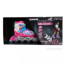 Patines Pro Ajustables Talla M 22 A 25 Línea Nex Action Niña