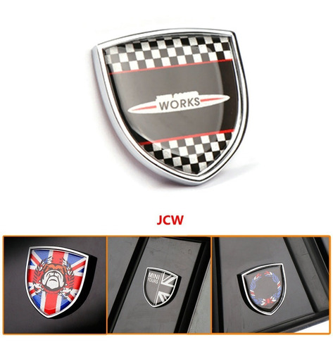 Emblema Metlico Para Puerta Mini Cooper Jcw Foto 4