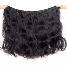 Cabelo Humano Liso Ondulado Tecido Na Tela Hair 40cm 150grs