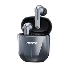 Auriculares In-ear Gamer Inalámbricos Lenovo Xg01 Gris Con Luz Led