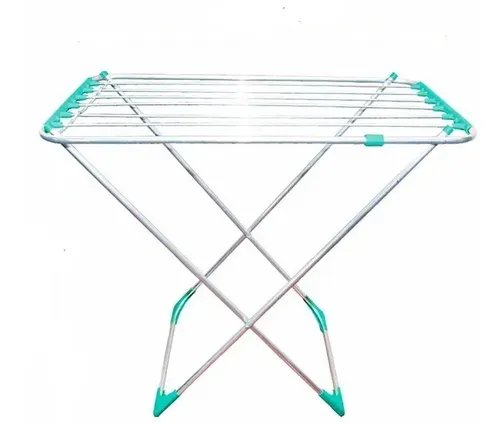 Tendedero Tender Reforzado Plegable Pie Extr Grande Aluminio Aluminio