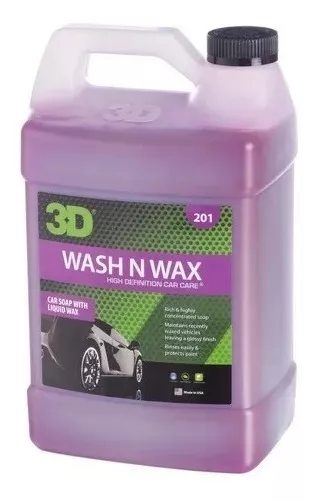 Wash N Wax Shampoo Concentrado Ph Neutro Con Cera 3d