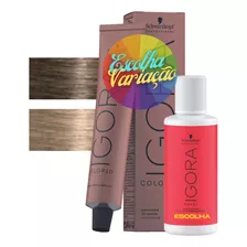 Kit Coloração Igora Color 10 Schwarzkopf 60g 6 7 Louro Escur