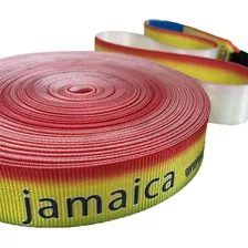 Cinta Fita Slackline Estampada Jamaica Reforçada 30 Metros