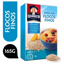 Aveia Quaker Flocos Finos Integral Quaker 165g 