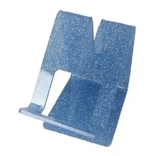 Kit Com 10 Suportes Para Celular Azul Acrílico Com Glitter