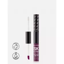 Labial Liquido + Fijador Silk Kiss Long Lasting 12h